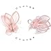 C.Garopl Accessories Fascinators Hats Women Vintage Wedding Fashion Headband Clip Church Cocktail Dresses Headwear Tea Party (Pink-01)