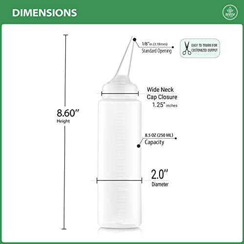 Applicator Bottle With Angled Tip 8.5 Ounce (Pack Of 3) #TOP3