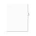 Avery 01394 Avery-Style Preprinted Legal Side Tab Divider Exhibit X Letter White 25/Pack