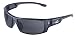 Bullhead Safety Eyewear BH943AF Dorado, Crystal Black Frame, Smoke Anti-Fog Lens, Gray TPR Nose and Temple (1 Pair)
