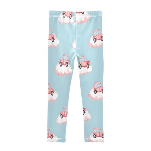 Bolaz Toddler Girls Leggings Printed Yoga Pants Leggings Pink Car for Kids2