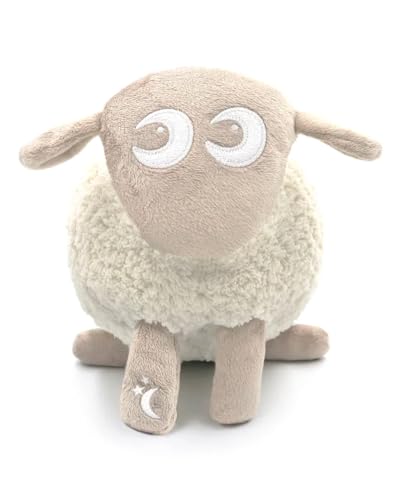 Image of Sweet Dreamers, Rechargeable Ewan Deluxe, Beige | Baby & Toddler White Noise Sound Machine | Cry Sensor & Nightlight | 10 Soothing Sounds | Continuous or Timer Playback | Machine Washable