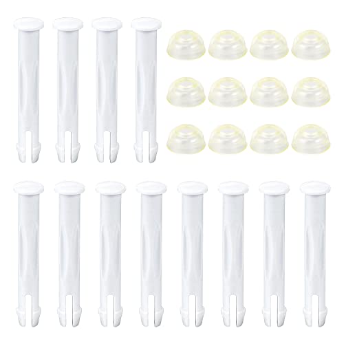 Covienapp Lot de 12 Goupilles d'étanchéité de Piscine et Joints en Caoutchouc pour Piscines Universelles à Cadre Métallique et Piscines in-tex Série 28270-28272 (6 cm en Plastique)