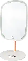 Espelho de luxo Para Camarim, para Se Maquiar com Iluminação em Led, USB, 3 Modos de Iluminação, Espelho de Bancada de Mesa para Maquiagem, Acabamento de Premium (Branco)