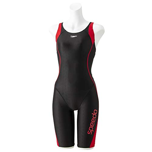 Speedo(スピード) フィットネス水着 Even Lap Kneeskin イーブンラップニースキン 水泳 レディース SFW12050 レッド L