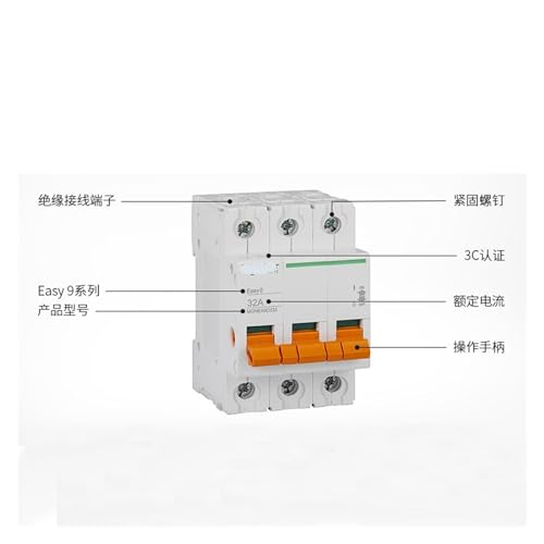 Sectionneur électrique modulaire EA9D 2P 63A interrupteur d'isolement MGNEA9D263 - 2