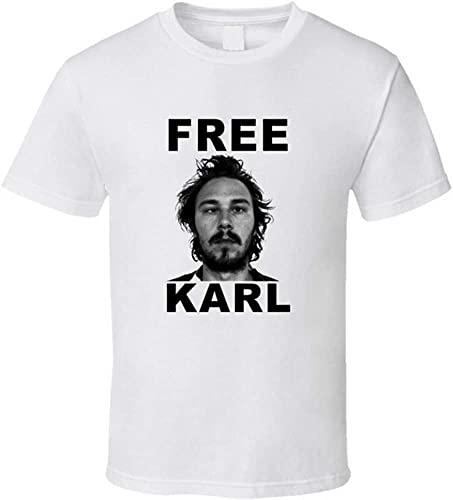 JFtees Workaholics TV Show Free Karl T Shirt White