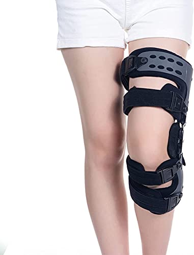 Genouillère unloader pour arthrose avec charnière ROM réglable