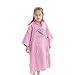 Produktbild HOMELEVEL Badeponcho für Kinder und Teenager - Poncho Handtuch für Strand Schwimmbad - Surfponcho mit Kapuze - Bademantel für Jungen und Mädchen