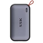 SSK 500GB Portable External NVME SSD,up to 1050MB/s Extreme Transmission Speed USBC 3.2 Gen2 Solid State Drive for Type-c Smartphone,PS5,xBOX, Laptop,Macbook/Pro/Air and more