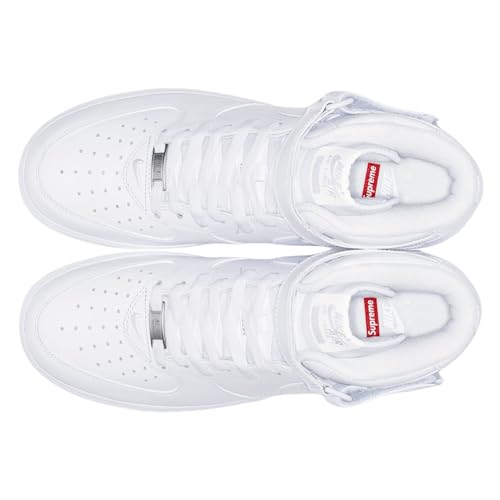 Nike Air Force 1 Mid Mens Shoes Size- 10.5 White/White-White3