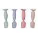 Pongnas Pannolini per Pannolini Spatola 4pcs Silicone Applicatore in Pasta per Cuccioli Morbido per un Facile di Pannolino con Design Sicuro Non Irritante e Uso Multifunzionale immagine