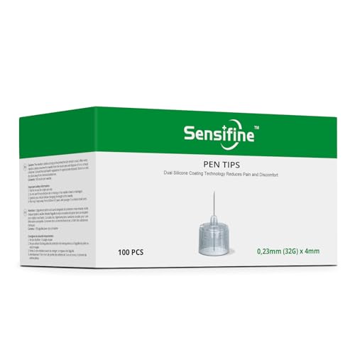 Sensifine Pen Tips 32G x 4mm Box of 100 Universal Compatibility with most Pen Devices