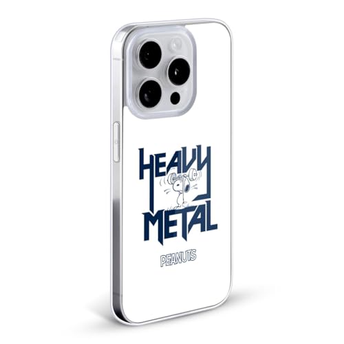 Coque Peanuts Snoopy Heavy Metal pour iPhone 15 Compatible MagSafe