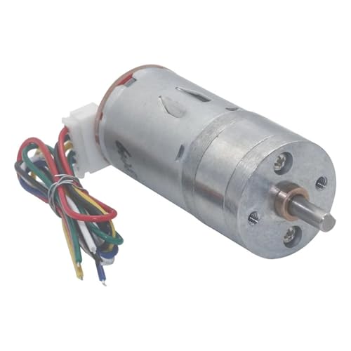Moteur de décélération CC JGA25-370 6V 12V avec disque de mesure de vitesse
