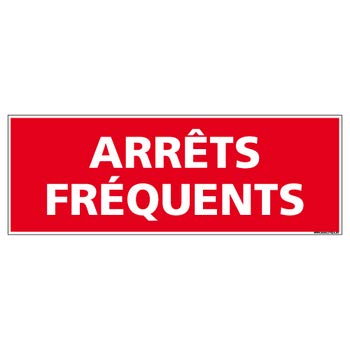 Adhésif Rétroréfléchissant Magnétique - Arrêts Fréquents - Dimensions 250x75 mm - Protection Anti-UV