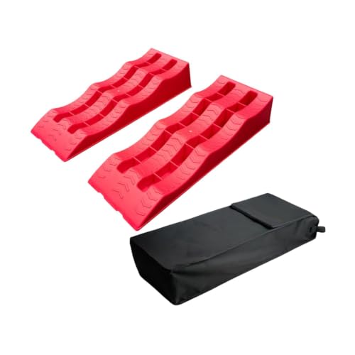 Neumáticos pinchados solución con alfombrillas antideslizantes rojas de protección 6