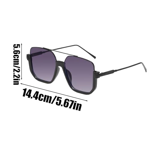 Women's Vintage Sunglasses – Trendy Polarized Sunglasses With UV Protection And Double Bridge Design – Stylish Eye Protection4