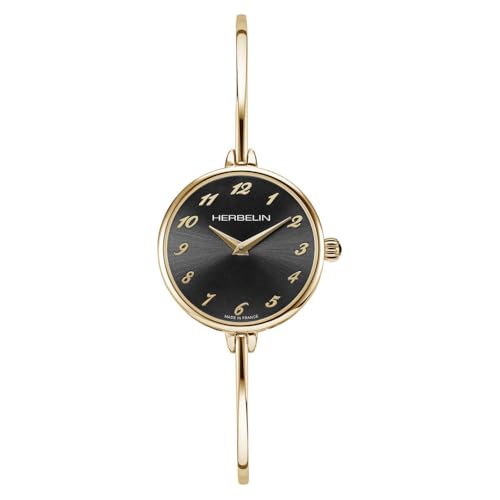 Montre Herbelin Fil acier dore nacre du bureau aux soirées habillées avec style