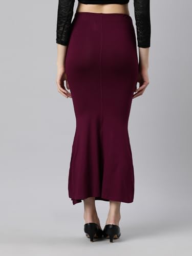 Image of TWIN BIRDS Saree Shapewear for Women | Super Soft Viscose Elastane Saree Petticoat Skirt | Stretchable & Comfortable SareeShaper