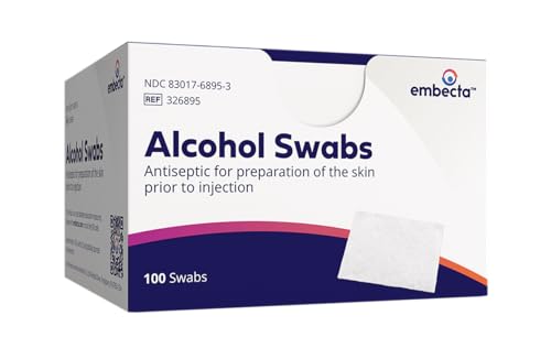 BD Alcohol Swabs 100 Each White 100 Count (Pack of 1)