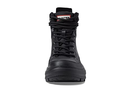 Hunter Rebel Explorer Boots For Women Offers Leather Upper, Textile Lining, And Rubber Lug Outsole Black 7 M #TOP1