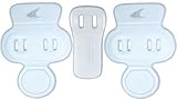Champro AT6 Varsity Hip Pad Set (White, Youth)