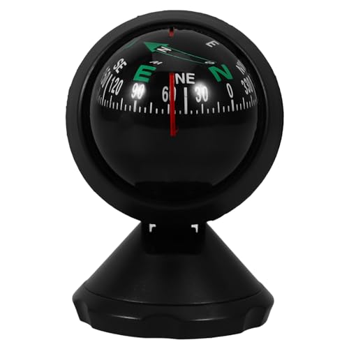 INOOMP Auto Compass Auto Mini Compass Ball Compass Compact Car Compass Vehicle Compass Adhesive Car Compass Ornaments Dropshipping Compact Compass