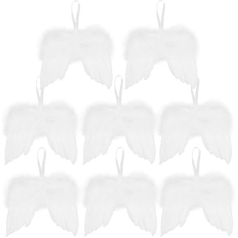 Folytiy 12Pcs Fluffy Angel Feather Wings Cover