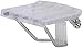 Siedzisko prysznicowe naścienne, składany stołek kąpielowy, ławka do kąpieli dla osób starszych/niepełnosprawnych | Maks. 250kgs / 39st, aluminiowa rama wolna od rdzy, 38x32x22cm