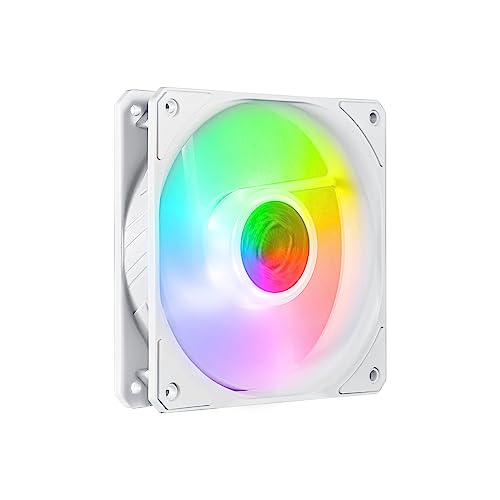 Coolermaster Sickleflow 120 Argb White Edition 120Mm Argb Pc Case Fan Mfx-B2Dw-18Npa-R1 Fn1533 #TOP1