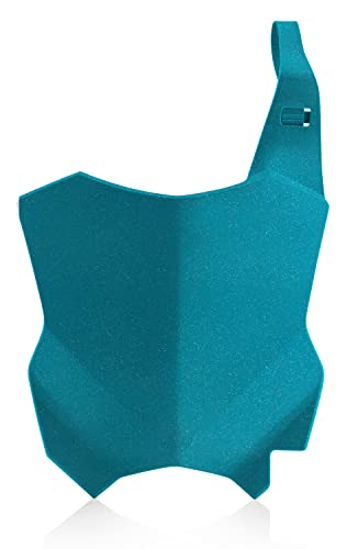 Puerta del numero delantero verde metal para renovar frontal de KX 450 2