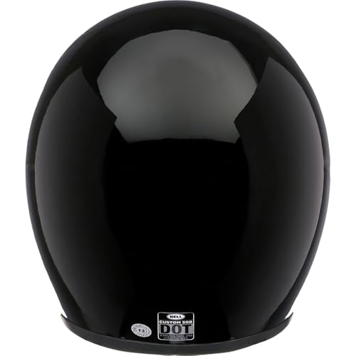 Casque Moto Rétro Bell Custom 500 Solid ECE - Couleur Black Taille M - 5