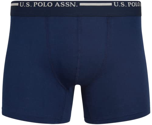 U.S. Polo Assn. Mens Boxer Briefs - 8 Pack Ultra Soft Underwear Boxers for Men with Contour Pouch (Sizes: S-XL)4