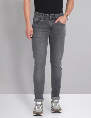 Image of Arvind AD Mid Rise Skinny Fit Jeans