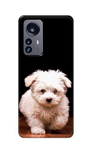 Image of PRINTFIDAA� Printed Hard Back Cover Case for Xiaomi 12 Pro Back Cover (Puppy Dog) -2808