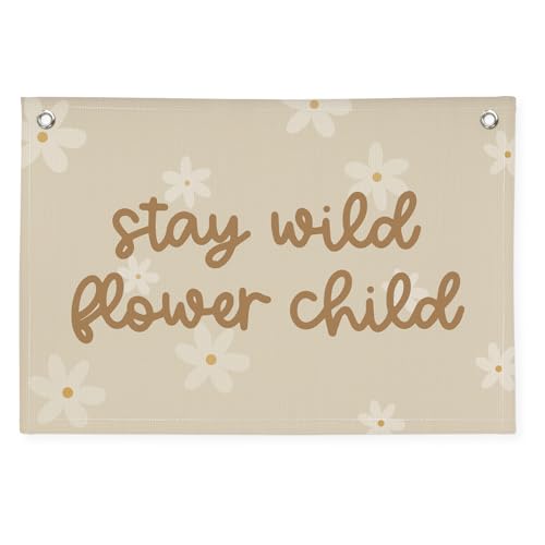 Image of Girls Room Decor, Wildflower Wall Decor Sisters Make The Best Friends Banner Flag for Sisters Room Decoration,Boho Nursery Baby Girls Toddler Kids,Girls Bedroom 30x20,girlroom