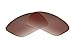 SFx Replacement Sunglass Lenses Compatible for Bolle Everglades 59mm (Non-Polarized Brown Gradient Hardcoat Pair-SFxEdge)