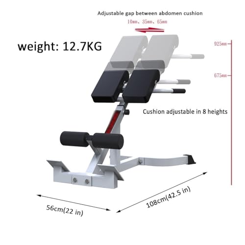 Banc d'extension du dos réglable pour sculpter sa silhouette chez soi