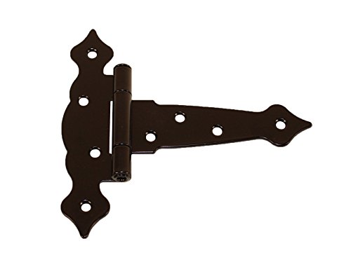 T Hinges (Set of 12) Fancy Decorative 5" Heavy Duty Strap Hinge Shed