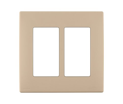 Placa de pared sin tornillos Leviton Renu de 1 ventana con montaje a presión 2