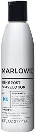 Marlowe No144 Men's Post Shave Lotion 6 oz