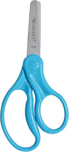 Westcott 13130 Right- and Left-Handed Scissors, Kids' Scissors, Back to School, Classroom Supplies, Ages 4-8, 5-Inch Blunt Tip, Assorted - Image 9