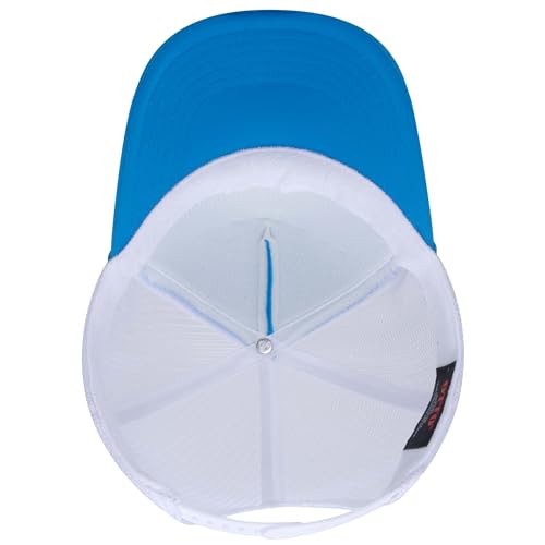 Image of OTTO Polyester Foam Front 5 Panel High Crown Mesh Back Trucker Hats in 97, Bulk, Wholesale