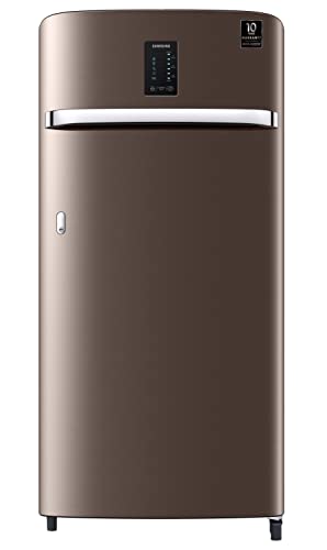 Image of Samsung 189L 5 Star Inverter Direct-Cool Single Door Digi-Touch Refrigerator Appliance (RR21C2E25DX /HL,Luxe Brown)