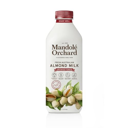 Mandole Orchard Activated Australian Almond Milk - Unsweetened 1L (1 bottle)