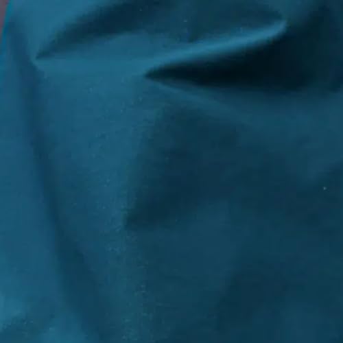 Tissu Coton Uni Oeko-Tex® - au Mètre - Largeur 150cm 120g/m² - Choix de 18 Coloris (Bleu Pétrole)