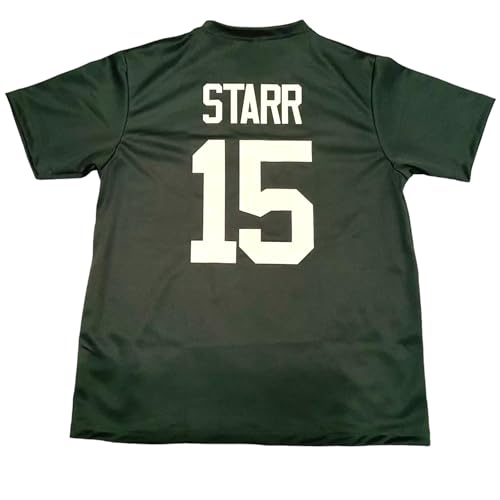 Generic Bart Starr Green T-Shirt - Sizes XS Thru 3XL No Logos, Red