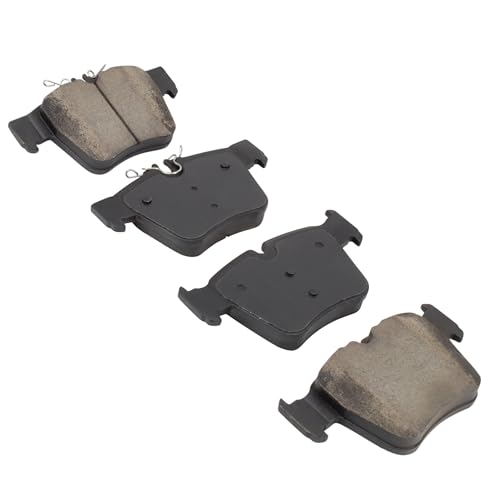Image of QUALITY-BUILT Rear Semi-Metallic Brake Pads, Premium 1001-1872M, Compatible with 2016-2023 Mercedes-Benz (C43 AMG,C450 AMG,GLC300,GLC350e,GLC43 AMG)
