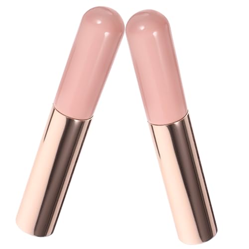 FOYTOKI 2pcs Professional Silicone Lipstick Brush for Concealer Portable Lip Makeup Applicator
